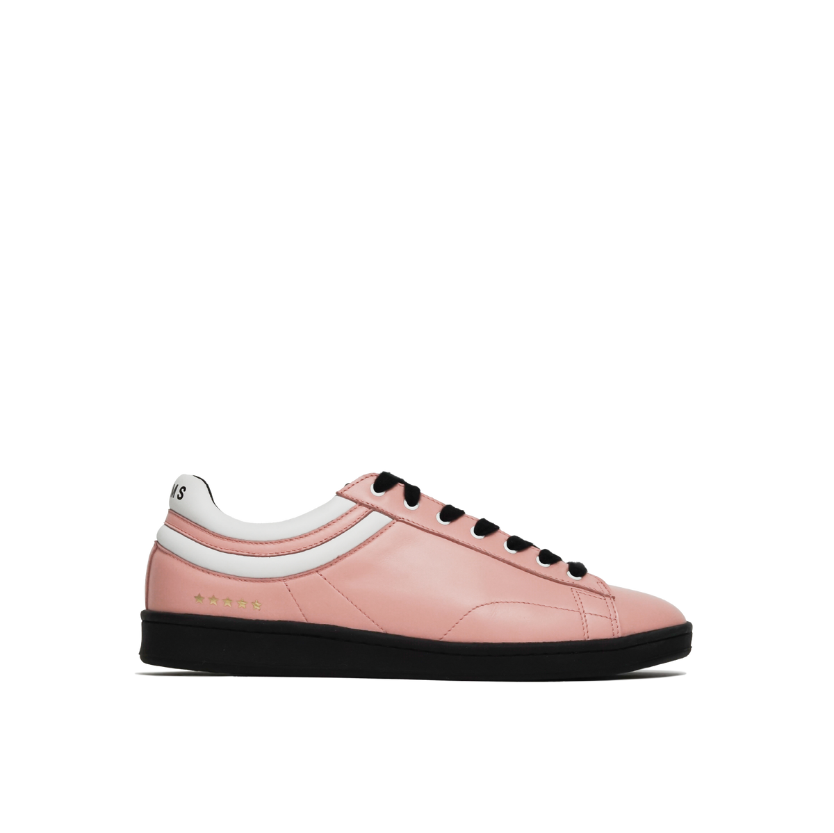 Sneaker Flying Ace Black Sole Rose / Blanc HELMS PARIS – vue de profil