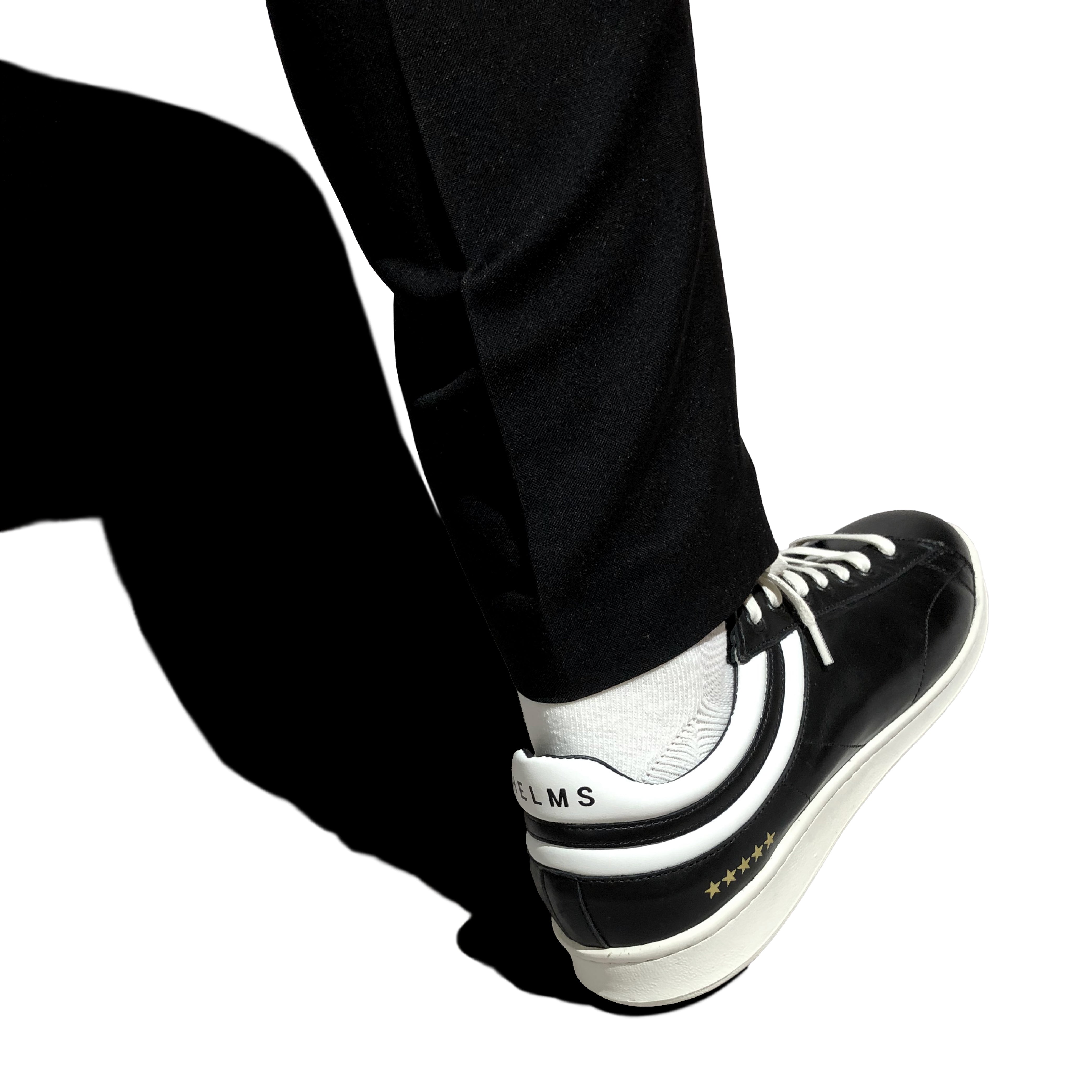 Helms Paris Sneaker Flying Ace Black x White Luxury French Sneakers