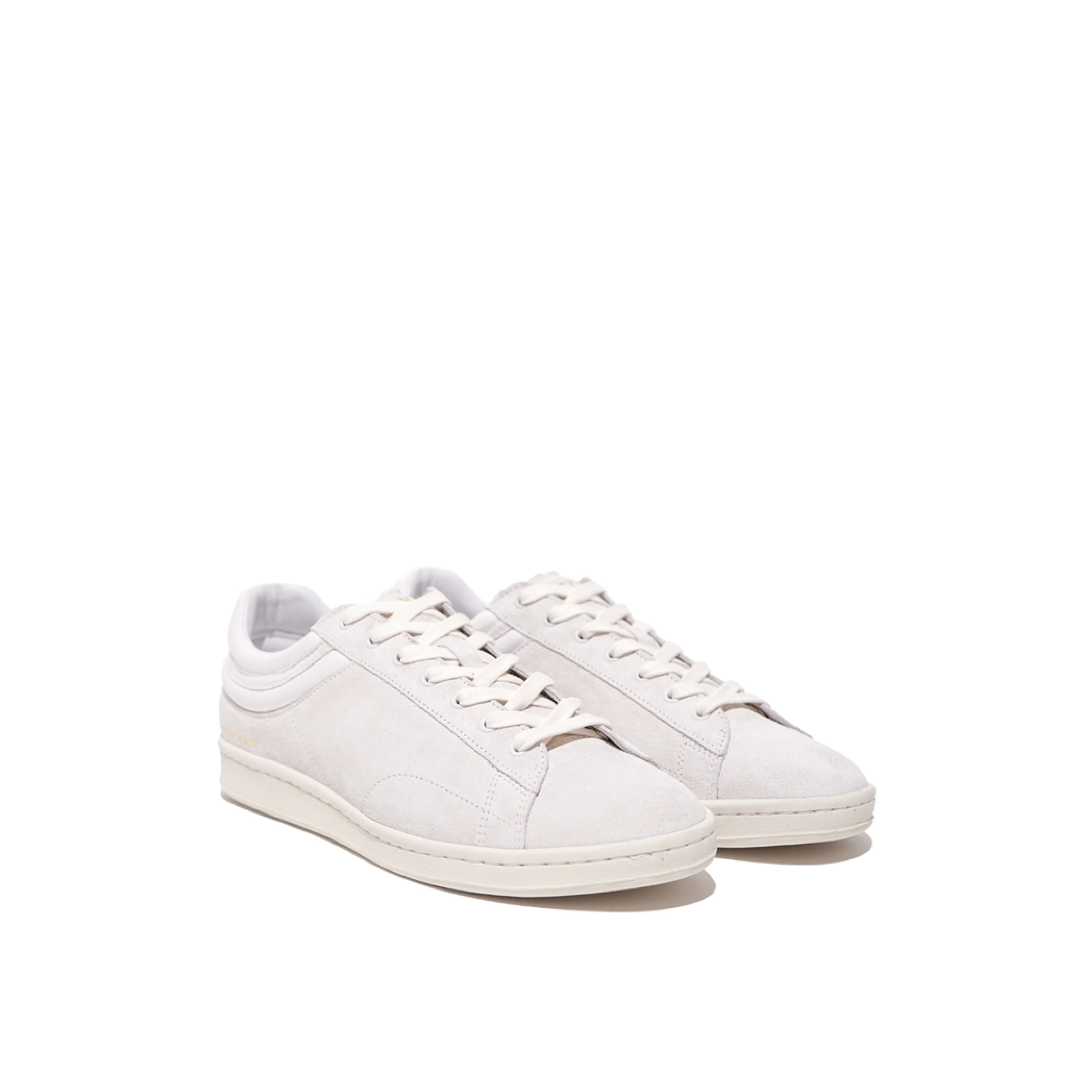 HELMS PARIS Flying Ace Suede blanche – vue trois quarts